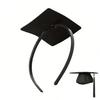 1/2Pcs Graduation Cap Headband with Adhesive Felt Easy To Install Adjustable Graduation Hat Stabilizer