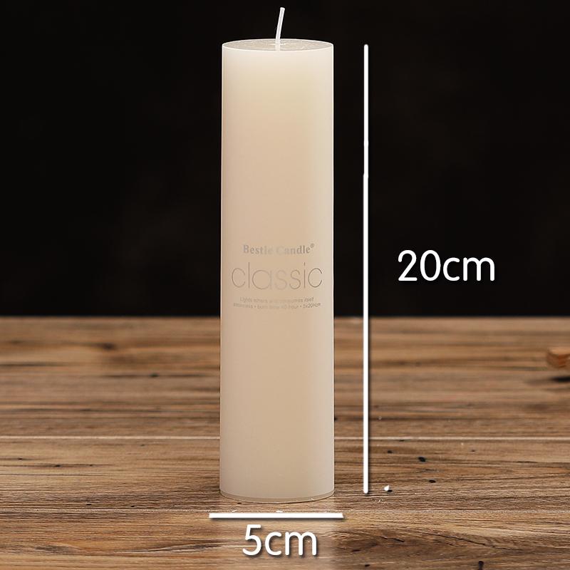 Scentless Smokeless Cylinder Candles for Weddings, Birthdays, Romantic Decor, Hotel, Church, or Dining.