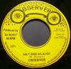 7inch Record OBSERVER  Aily And Ailaloo NONE Observer Jamaica Reggae Ska  Dub Used