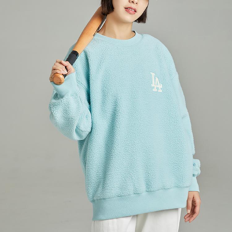 New MLB Los Angeles Dodgers Sweatshirts Unisex Light Blue 3AMTB0726-07BLL