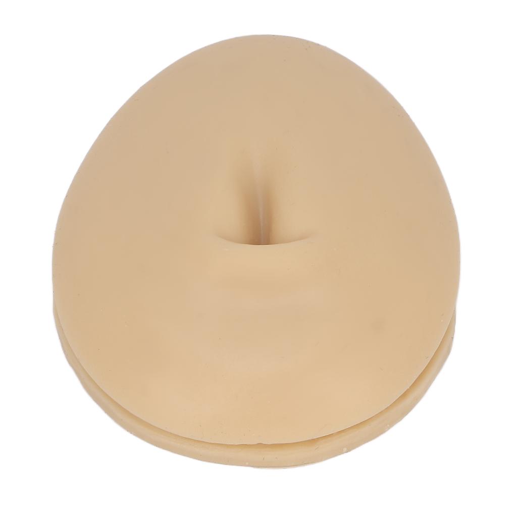 Silicone Navel Model Acupuncture Display Soft Human Belly Button Model for Piercing Practice