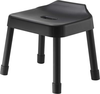 Yamazaki SH30 Bath Stool, Black, Approx. W33 X D31.5 X H34cm (Seat Height: Approx. 30cm), MIST, Breathable and Quick-Drying, Model 7308