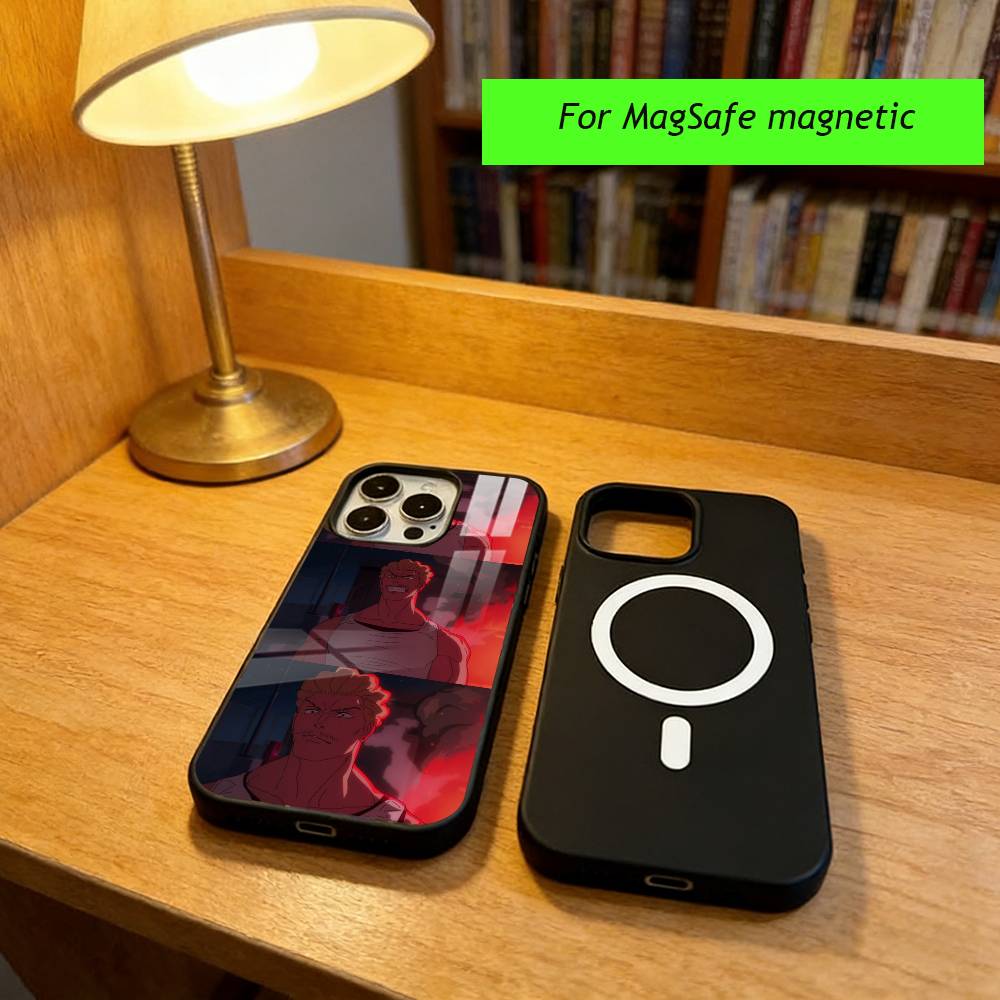 Anime K-Kinji Hakari Jujutsu  Phone Case For iPhone17,16,15,14,13,12,11 Plus,Pro Magnetic For Magsafe Wireless Charging