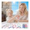 SZSL Beads Craft Kit, Colorful, Soft Colors, Accessory Parts for Girls, Pendants, Necklaces, Bracelet, DIY Materials, Handmade, Storage Case