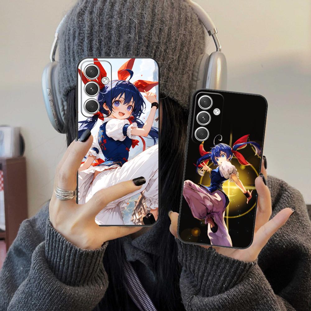 Fatal Fury Hotaru Futaba Phone Case for Samsung Galaxy S26 S25 S24 S23 S22 S21 S20 Note20 Plus FE Ultra Colorful Cover Luxury