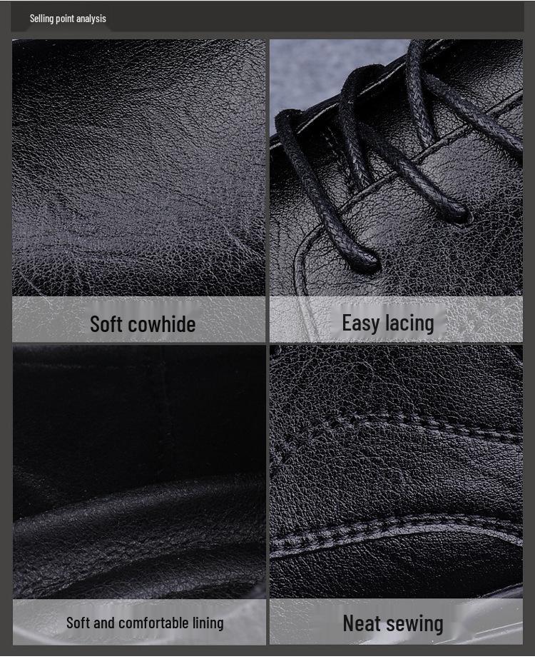 Men's Versatile Cowhide Loafers - Casual and Formal Spring Leather Shoes