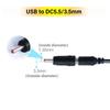 USB To 9V/12V Power Boost Cable With 5.5mm 3.5mm 5.5x2.1mm 3.5x1.35mm Connectors For Electronics