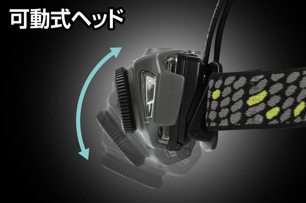 GENTOS LED Headlight USB Rechargeable/AAA Battery [Brightness 380-670 Lumens/Practical Lighting