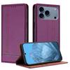 For iPhone 17 Pro Max Case L-Shaped Grid Pattern Leather Stand Phone Cover with Card Slots