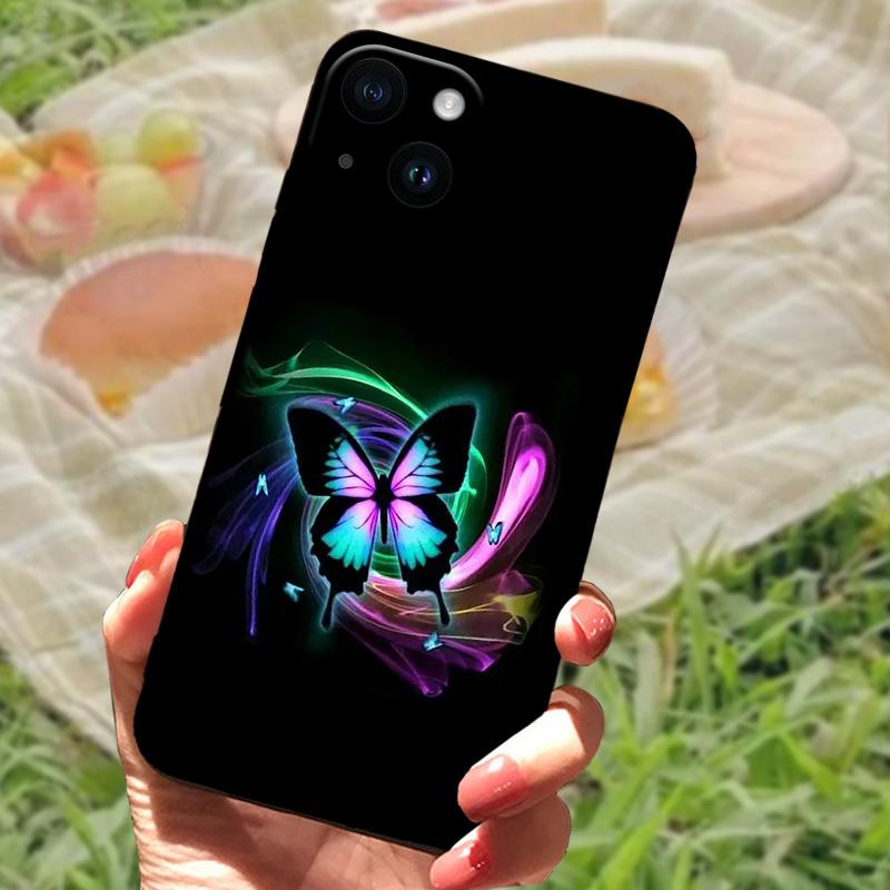 Cute Animal Phone Case For iPhone 15 Plus Soft Silicone TPU Shockproof Back Cover For iPhone 15 Pro Max 15Pro Protection Cases