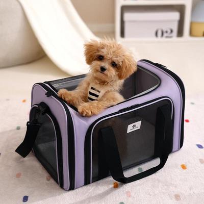 Runhui Faltbare Haustiertragetasche: Atmungsaktive, Tragbare Katze & Hund Tasche mit Großer Kapazität