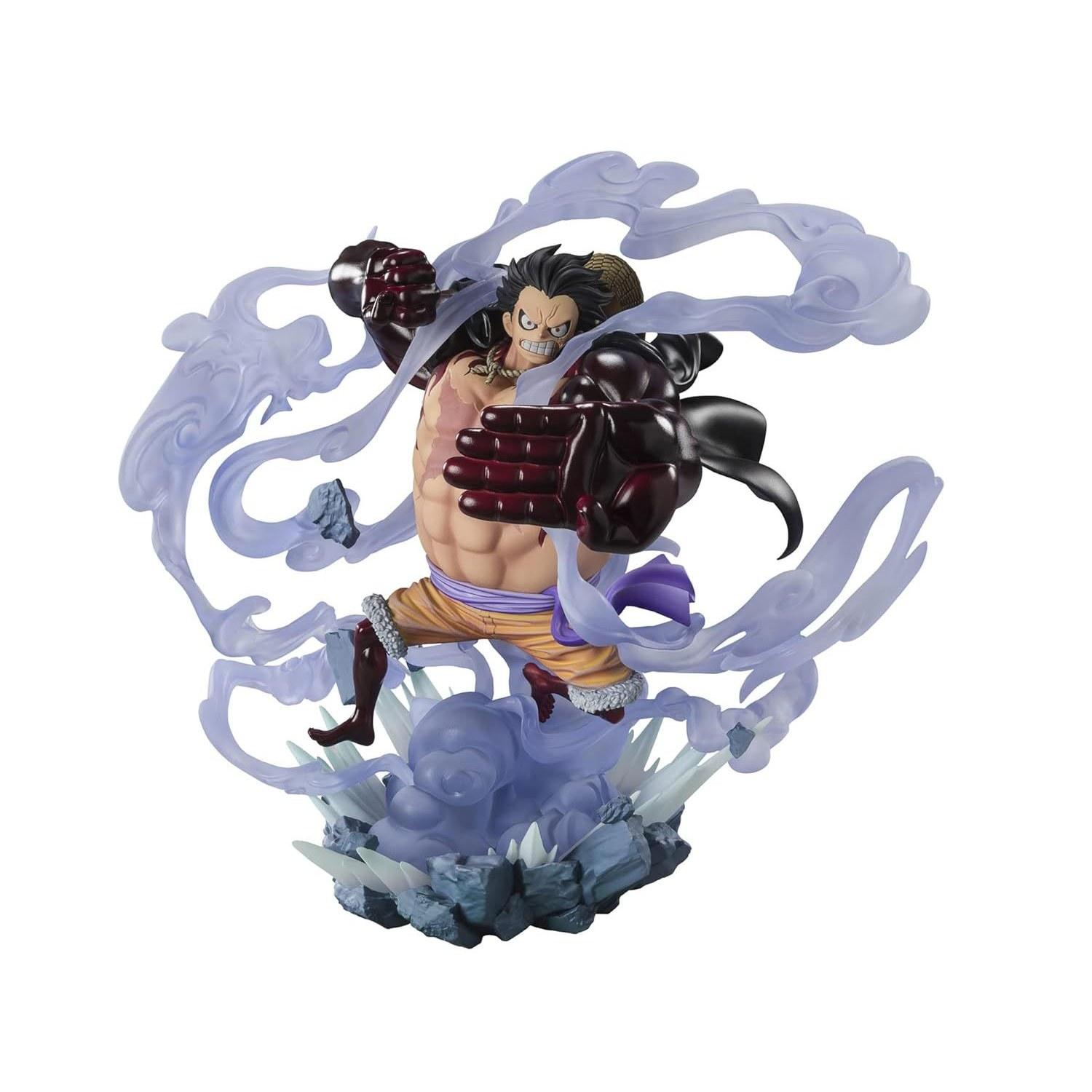TAMASHII NATIONS Figure Arts ZERO ONE PIECE Super Battle Monkey D. Luffy - Gear 4 Three Captains Onigashima Monster Approximately 210mm PVCABS Painted