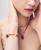 Dana Burton Sweet Strawberry Glass Necklace