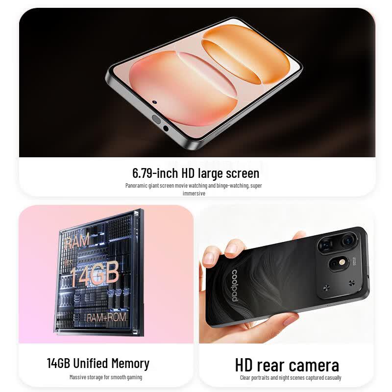 Smartfon Coolpad COOL80 6,7 cala z pilotem na podczerwień (Wersja CN)