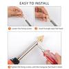 3/4Pcs Soldering Iron Tips Set Copper Repair Triangular Smoothing Head Welding Tips Iron Welder Replacement Tips
