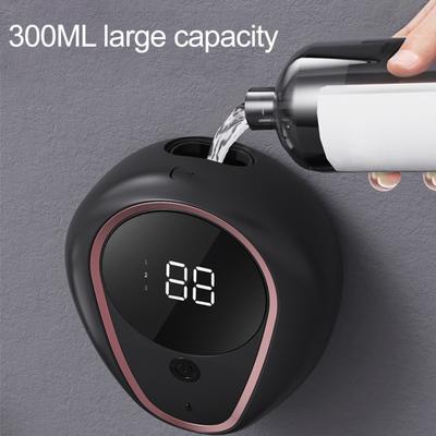 Dispenser di Sapone Schiumogeno con Ricarica Intelligente Rilascio Rapido di Schiuma Erogazione di Liquido Regolabile Dispenser di Igienizzante per Mani Senza Contatto