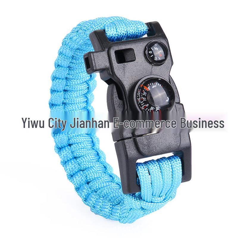 OLOMM Multi-functional Outdoor Survival Paracord Bracelet