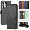 Leather Business Flip Case For Samsung Galaxy S26 S25 Ultra S24 S23 FE Plus A17 A37 A57 A16 A26 A36 A56 A07 Wallet Phone Cover