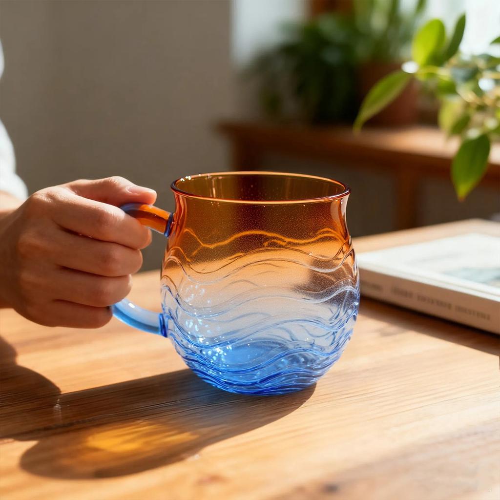 Creative Painted Book Mug Cute 3D Colored Book Glass Cup Decorative Book Stack Coffee Mug Funny Water Cup Cute Kitchen Drinkware