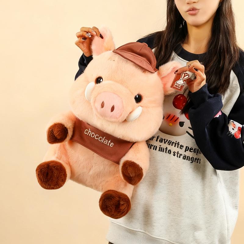 Adorable Wild Boar Plush Toy Pillow Gift for Kids and Girls