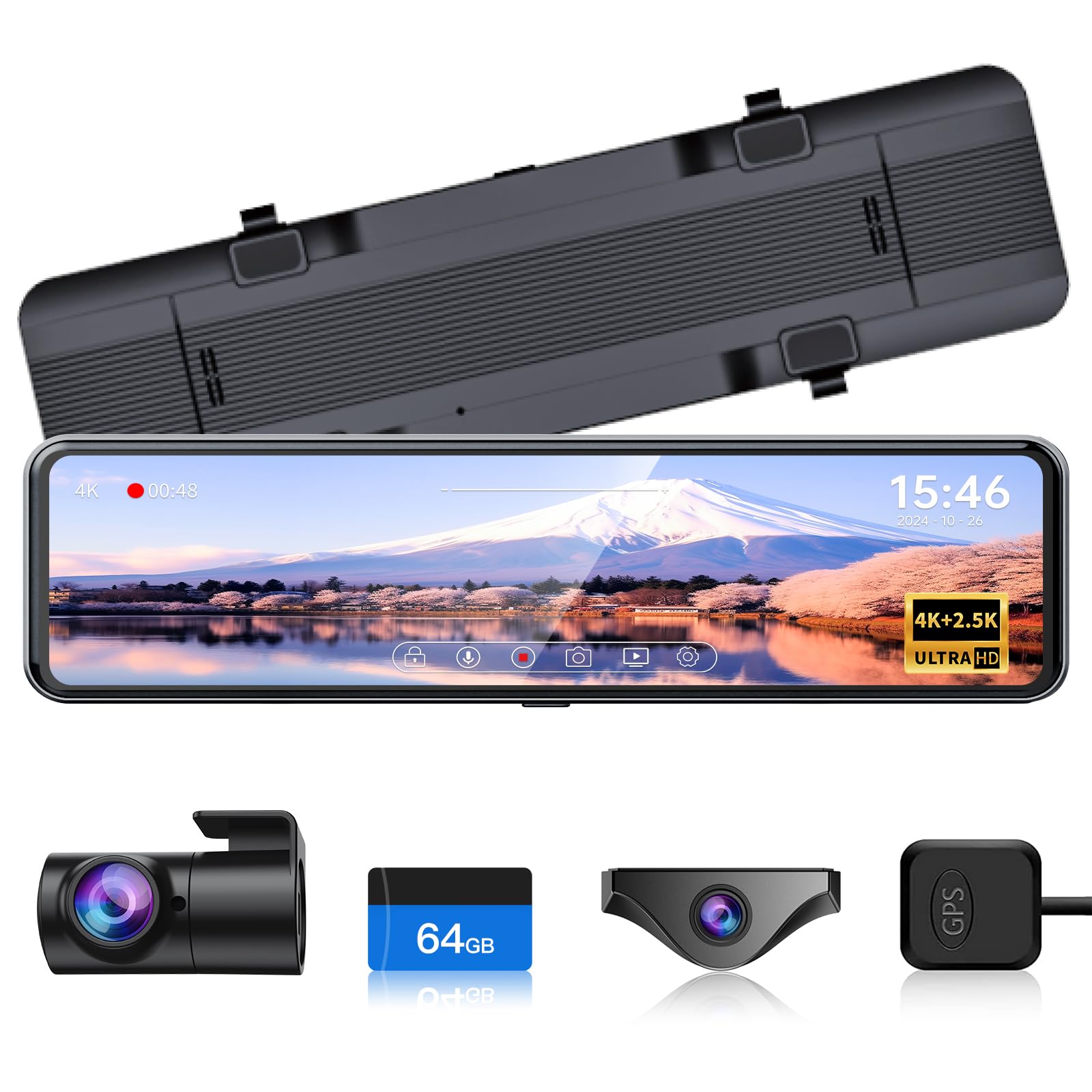 

Changer Dash Separate Upgrade Zoom with Separate Front Power Image Adjustable Reverse Parking Front Camera LED Signal Digital TV Interference Japanese