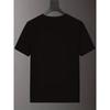 European Size Print Men'S Summer Casual T-Shirt Featuring a Letter Design, Round Neck, Short Sleeves, Regular Fit, Casual for Everyday Wear