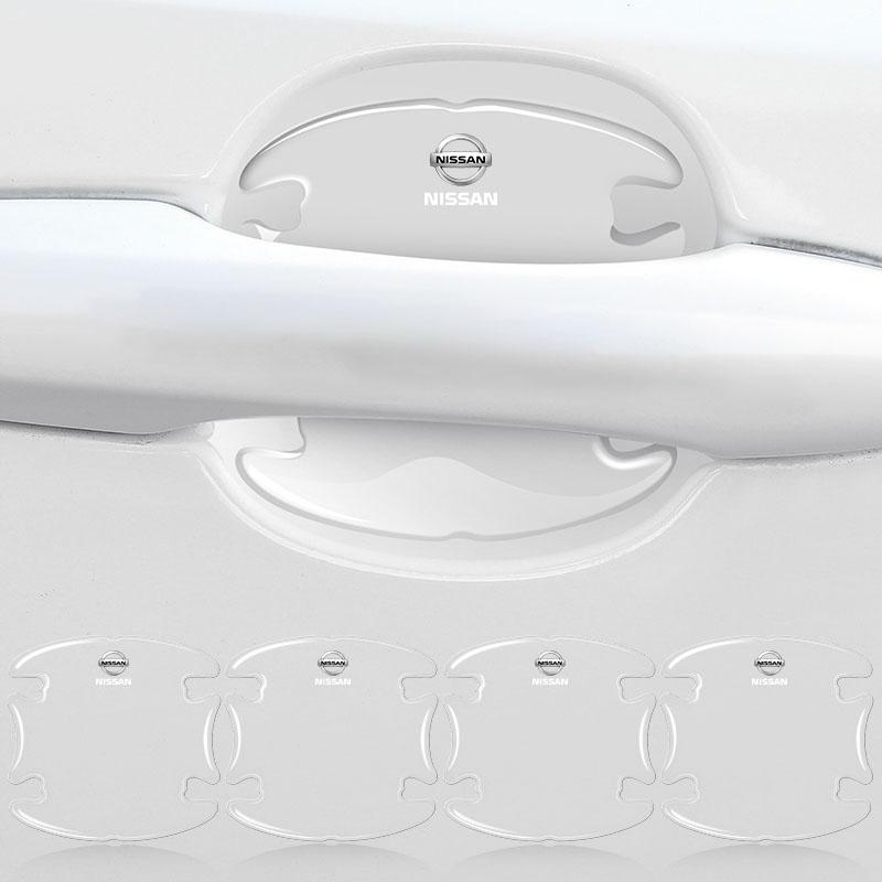 4 STÜCKE Transparenter Autotür-Kollisionsschutz Stoßstangenleiste Aufkleber Für Nissan Nismo Qashqai J11 J10 Juke X Trail T32 Tiida Teana Skyl