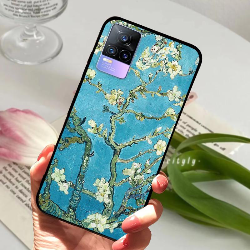 For Vivo V21e Case V 21e V2061 V2055 Soft TPU Phone Protective Fundas Cover For Vivo V21 V 21 4G 5G Shockproof Bumper Shells