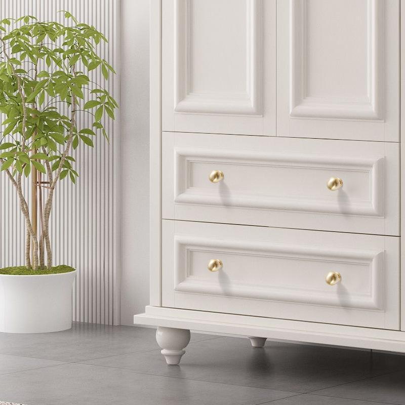 French Vintage Cupboard Door Handles Solid Furniture Knobs Easy to Install Hardware for Wardrobe Drawer Cabinet Home DIY Project