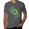 Ukraine Sunflower And Olive Branch Tshirt Uv Protection Outdoor Tee Shirt