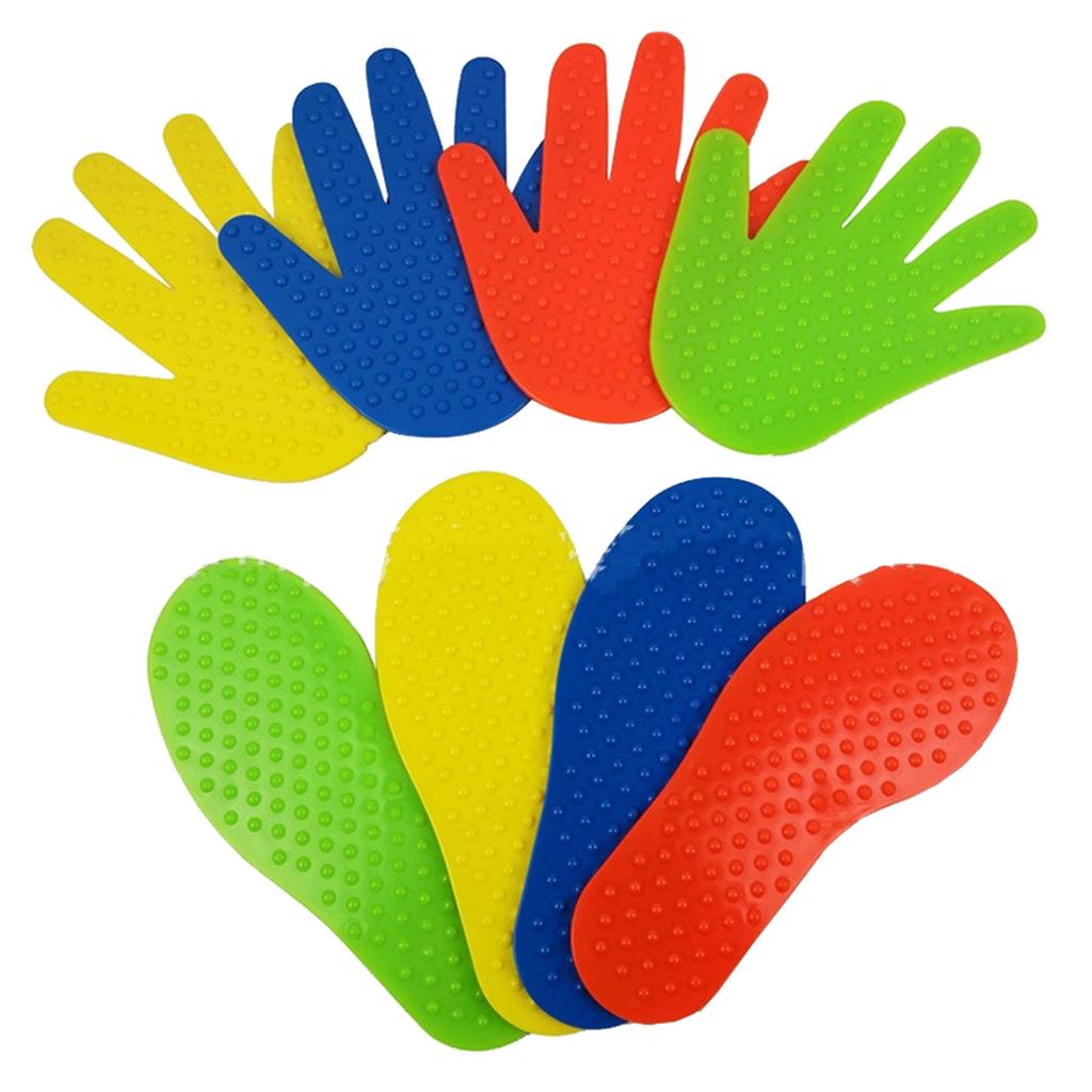 Fun Hand and Feet Sensory Training Supplies for Kids Pose Limb Positioning Colorful Hand/ Feet Sensory Training Tools