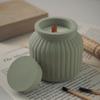Candle Jar Silicone Molds With Lid DIY Jewelry Storage Box Minimalist Style Concrete Plaster Resin Mould European Home Decor