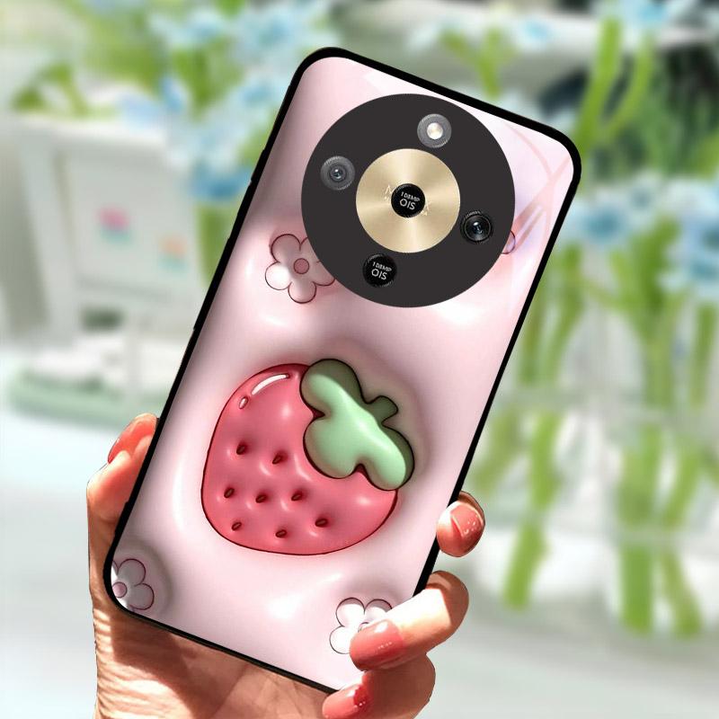 For Honor X9d HonorX9d Case MTN-NX1 Luxury Painted Cover Tempered Glass Phone Casing For Honor X 9 D Fundas Coque Camera Protect