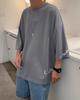 Summer Loose Short Oversized Solid [foveitaa] Men's T-Shirt, 3/4 Sleeve, Fit, Sleeve, Cool, Simple, Stylish, Silhouette, Cool, Comfortable, Color,
