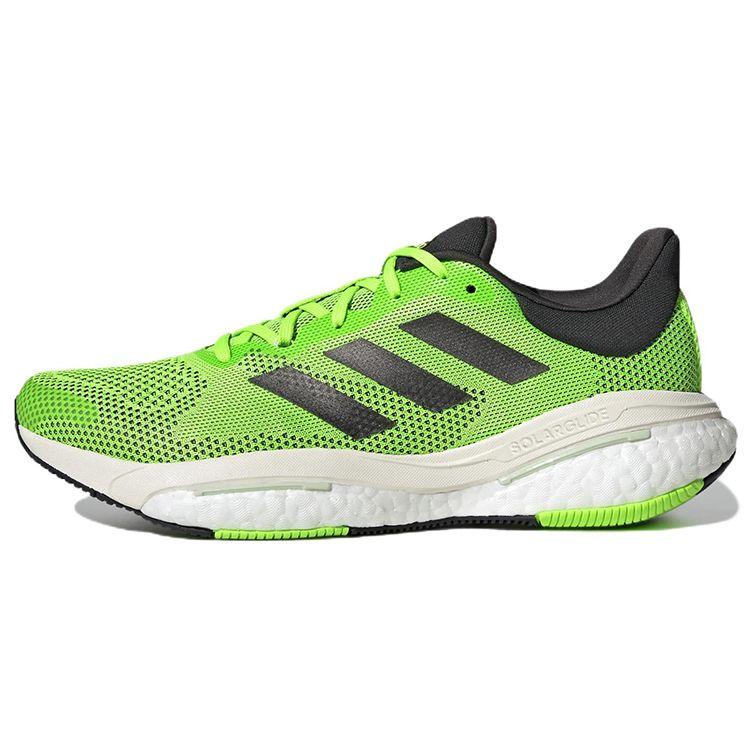 

Adidas SolarGlide 5 Solar Green Black Men Sneakers Core-Black Linen-Green GX6704 42