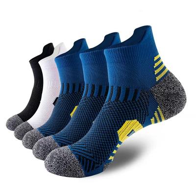 1 Paar Herren Sport Socken Atmungsaktiv Outdoor Laufen Basketball Socken Schnelltrocknende Socken Training Kurze Socken Für Männer