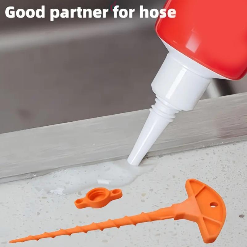 10Pcs Universal Sealant Saver Cap Anti Drying Caulk Tube Cover Plastic Seal Cover Sealing Cap for Standard Glues Bottles