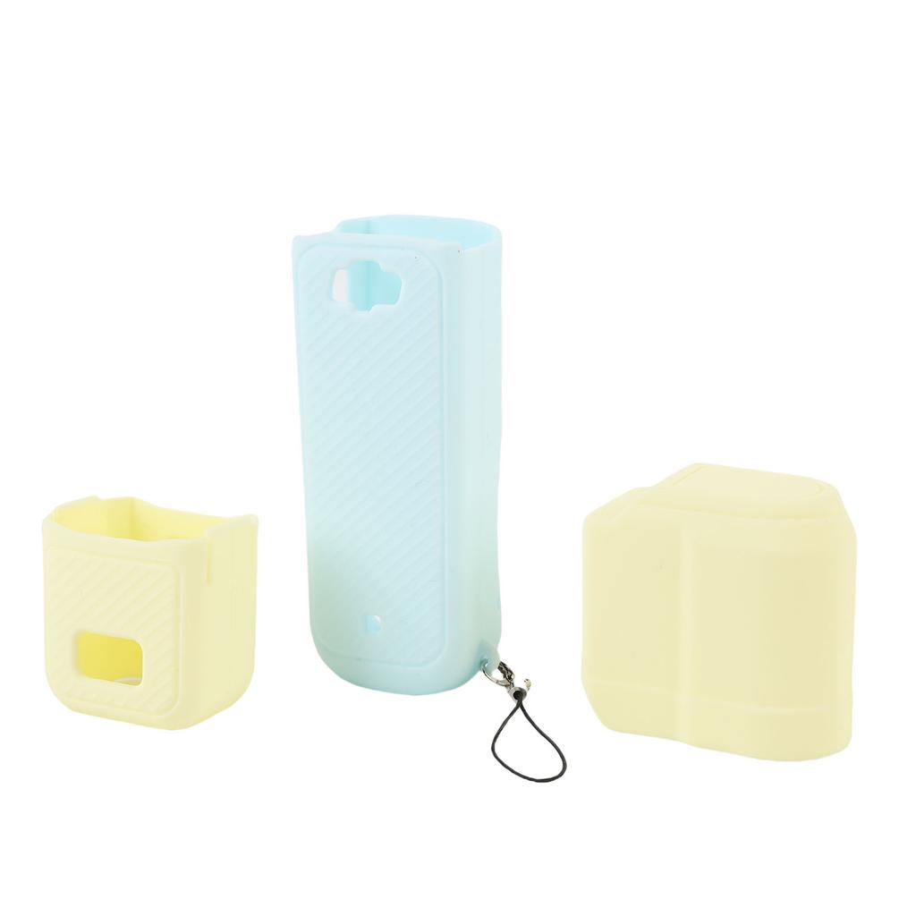Protective Case for Pocket 3 Silicone Shockproof Anti Slip Handheld Action Camera Screen Lens Guard