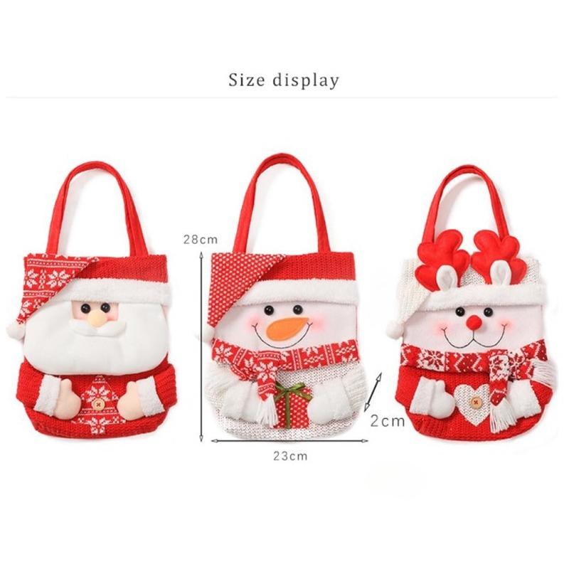 Christmas gift bag Christmas Eve apple bag gift bag tote bag flip hat New Year party Christmas tree decoration