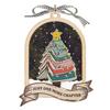 Christmas Book Tree Ornament ACRYLIC, Book Gift, Book Lover Gift, Book Ornament, Book Gift, Book Lover Gift, Librarian Gift