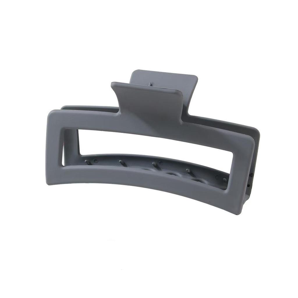 8.5CM x 10.5CM Rectangular Matte PS Hair Clip - Simple Shark Hair Accessory