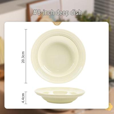 Wu Tuo Cream Style Ceramic Dinner Plate