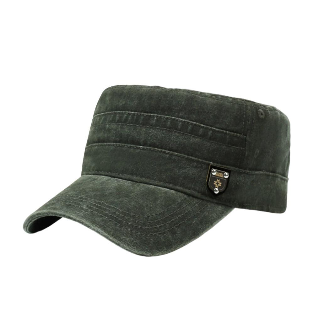 

Fashion Anti-UV Fishing Hat Casual Retro Baseball Cap Polyester Outdoor Sunscreen Peaked cap Spring Summer зелёный