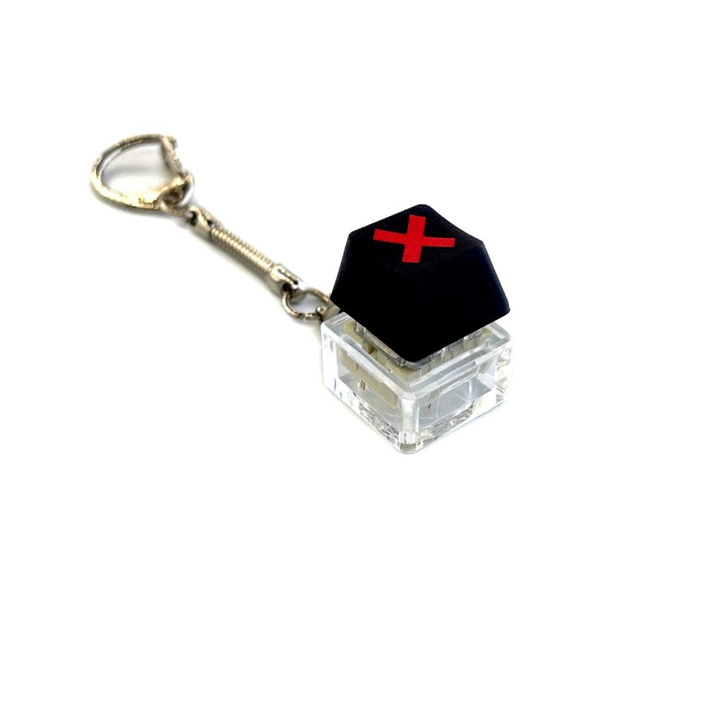 Decompression Keychain Mechanical Keyboard Button Keyring Fingertip Key Cap Pendant Antistress Toy