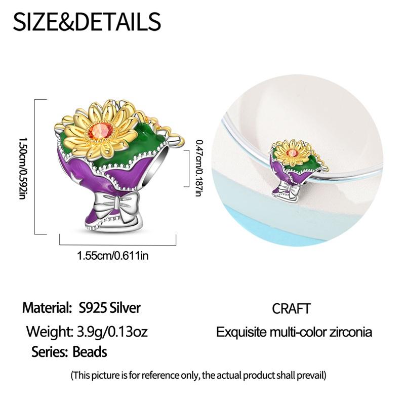 100% Real Copper Purple Series Collection Charms Beads For Women Fit Original Bracelets Fine Diy Jewelry Making