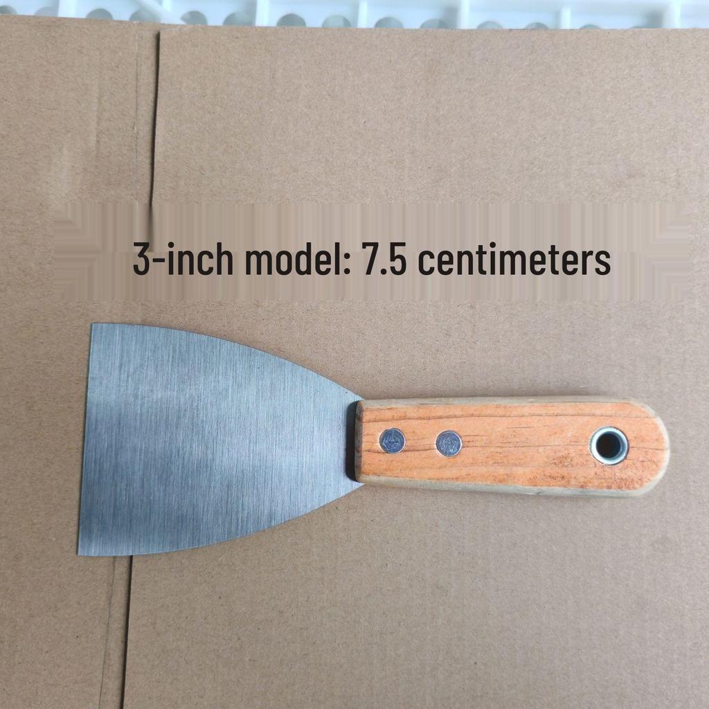 Multifunktionell Trähandtag Förtjockad Spackelspade och Skrapa