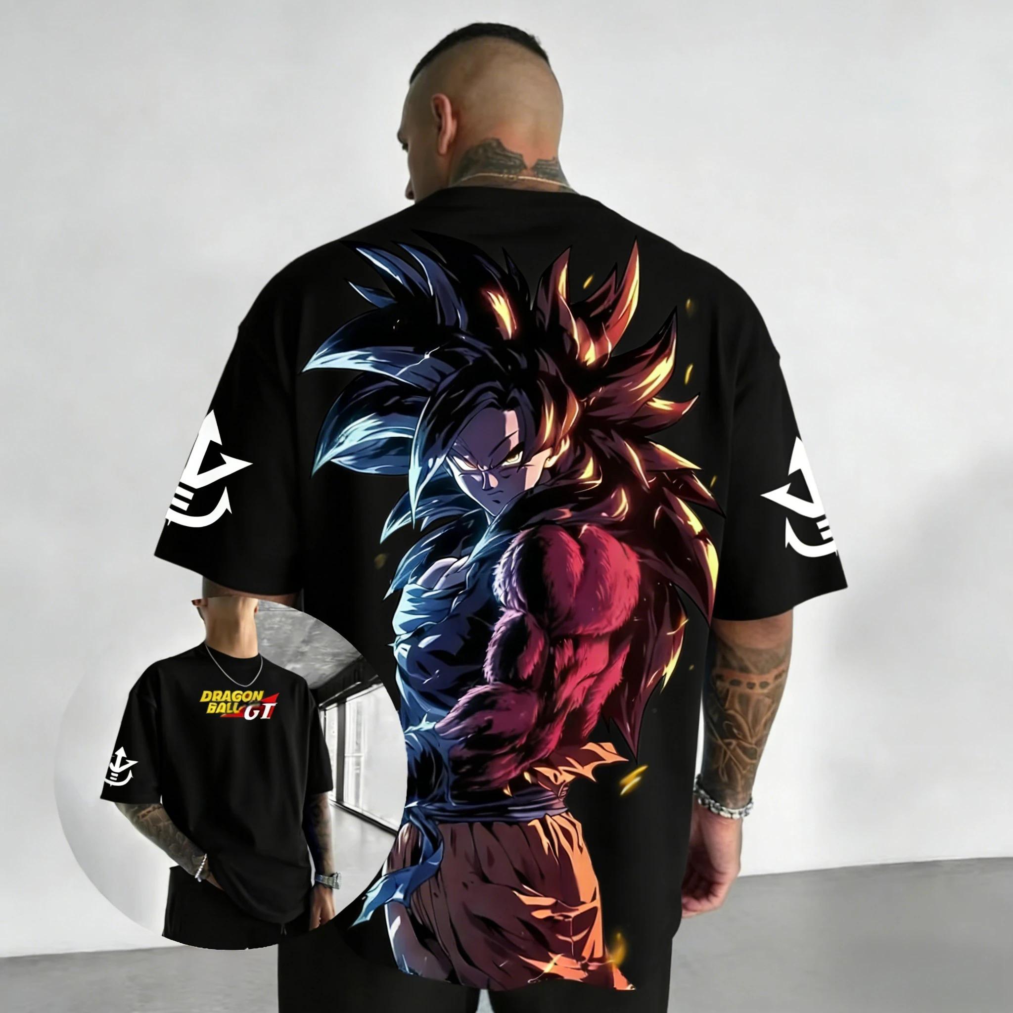 

Classic Anime Dragon Ball Son Goku Cotton Manga Graphic Print T-shirt Men Women Streetwear Harajuku Fashion Loose Casual Oversized Top Summer New Tee 4XL
