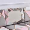 Neuer floral bedruckter Stretch-Sofa-Sitzkissenbezug, Rückenlehnenschutz für Couch, Sofabezug in L-Form, Chaselong-Schonbezüge