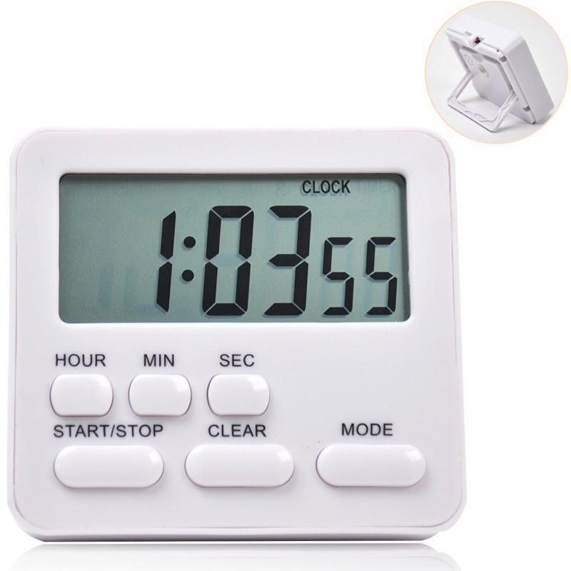 Multifunction Silent Timer With Magnetic Mount For Students And Kitchen Use