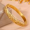 Vintage stainless steel bracelet with new hollow pattern clasp, women's bracelet, European and American fashion irregular jewelry